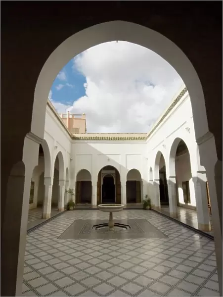 Bahia Palace, Marrakech (Marrakesh), Morocco, North Africa, Africa