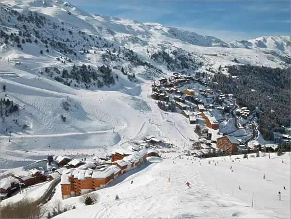 Meribel-Mottaret, 1750m, ski area, Meribel, Three Valleys Les Trois Vallees)