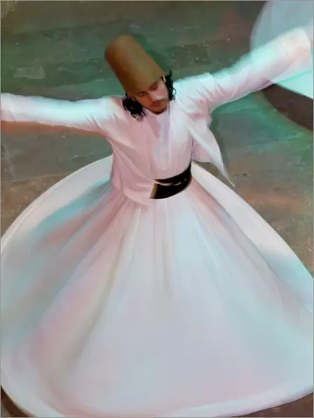 The Mevlevi, (Whirling Dervishes) performing the Sema (ceremony), Istanbul
