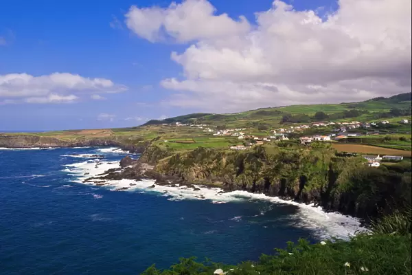 Coastline between Biscoitos and Vila Nova, Terceira, Azores, Portugal, Atlantic, Europe