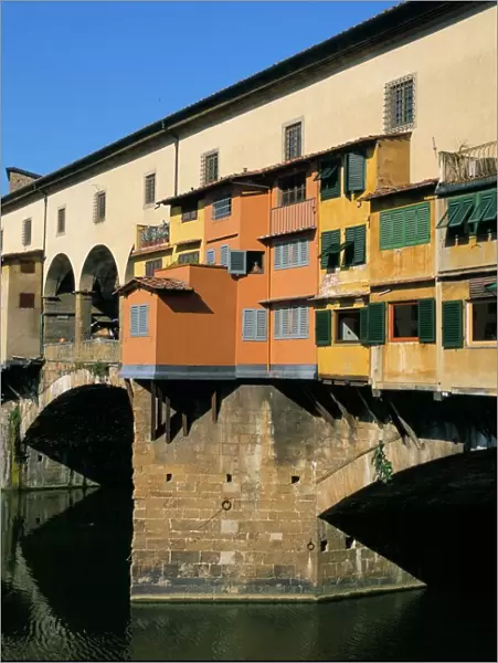 Ponte Vecchio over Arno River, Florence, Tuscany, Italy, Europe