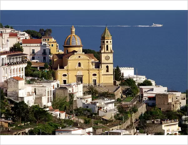 The church San Gennaro, Praiano, Amalfi Coast, UNESCO World Heritage Site