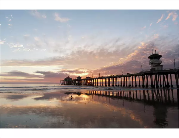 Huntington Beach Pier, California, United States of America, North America
