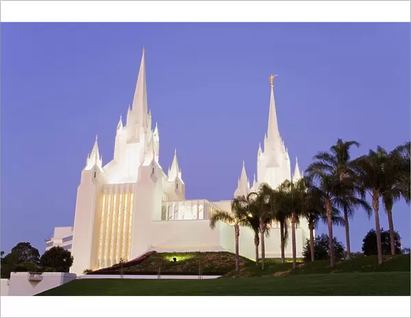 Mormon Temple in La Jolla, San Diego County, California, United States of America