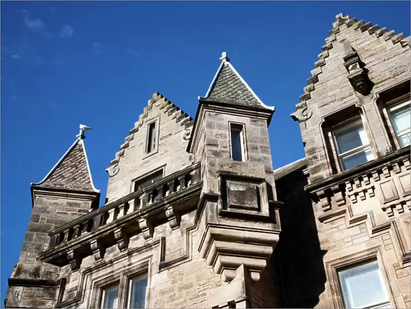University buildings along The Scores, St Andrews, Fife, Scotland