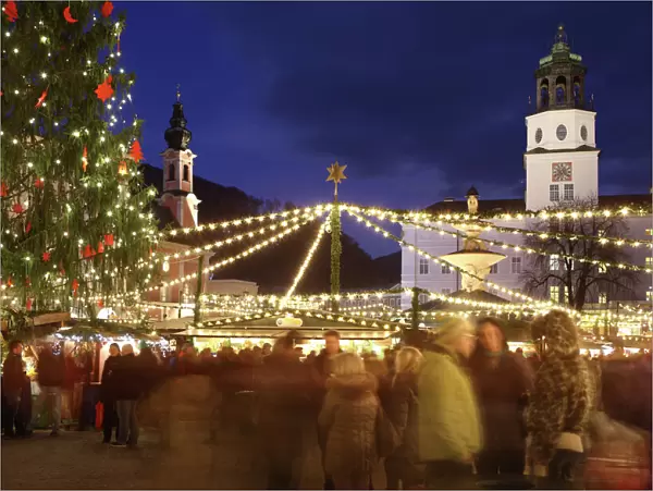 Christmas Market, Salzburg, Austria, Europe