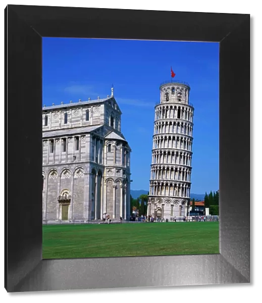 Leaning Tower of Pisa and the Duomo, Pisa, Tuscany, Italy