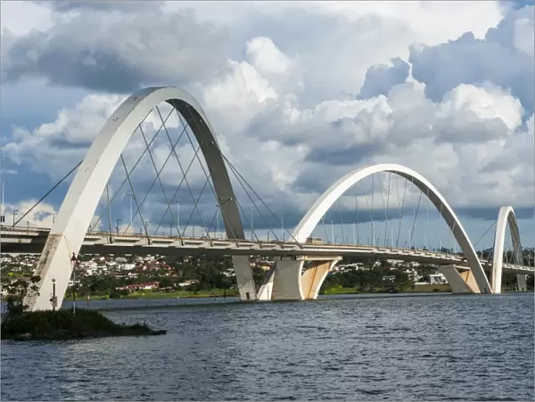 Bridge Kubitschek (JK Bridge), Brasilia, Brazil, South America
