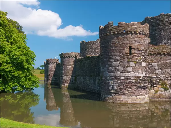 Beaumaris Castle, UNESCO World Heritage Site, Beaumaris, Anglesey, Gwynedd, Wales, United Kingdom, Europe