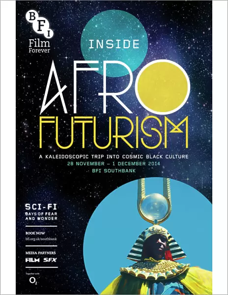 Poster for Inside Afro Futurism Season at BFI Southbank (28 November - 1 December 2014)