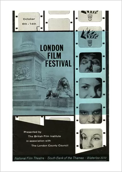 London Film Festival Poster - 1958