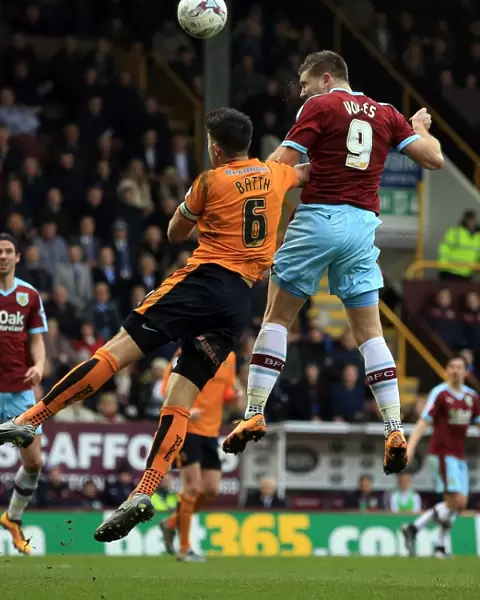 Burnley's Sam Vokes Scores First Goal Against Wolves at Turf Moor - Sky Bet Championship
