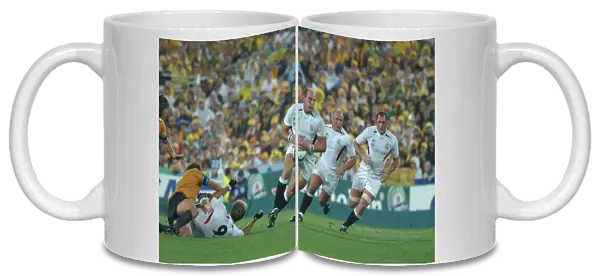 England Back-Row Triumvirate (Dallaglio, Back, Hill) - 2003 RWC Final