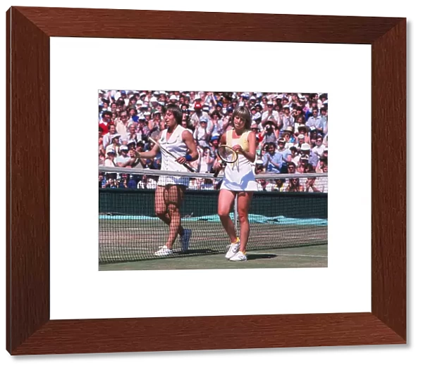 Martina Navratilova and Chris Evert - 1979 Wimbledon Womens Singles Final