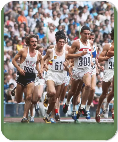 Mens 5000m final at the 1972 Munich Olympics
