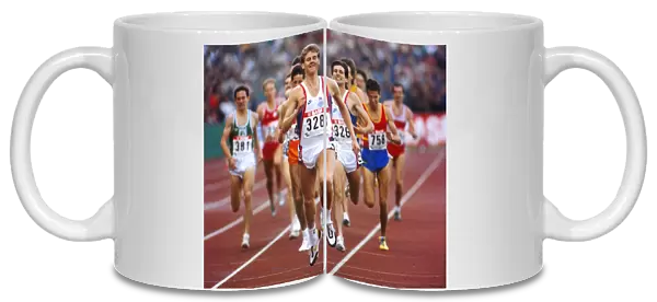 Steve Cram wins gold from Seb Coe in the 1500m at the 1986 European Championships