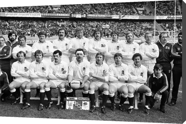The England team that defeated France in the 1980 Five Nations