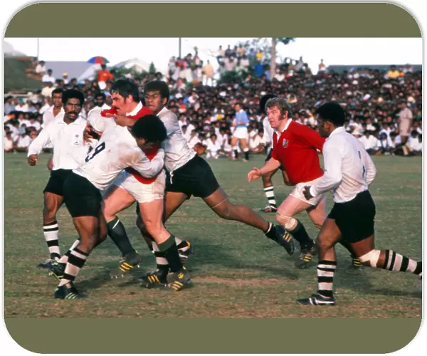Bobby Windsor takes on Fiji for the British Lions in 1977