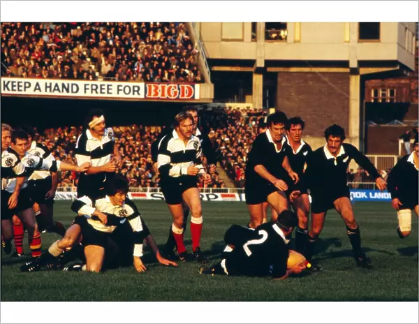 The Barbarians take on New Zealand in 1978