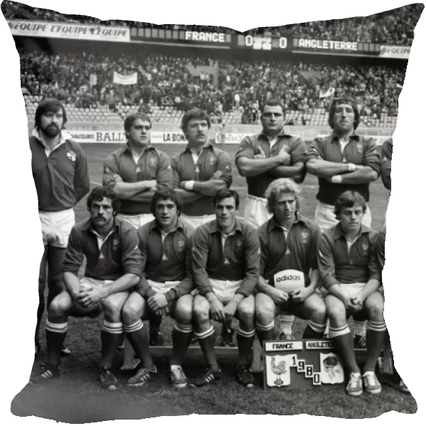 The France team that faced England in the 1980 Five Nations Championship