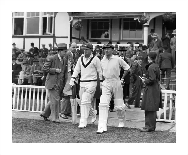 Stan McCabe and Don Bradman - 1930 Australia Tour of England