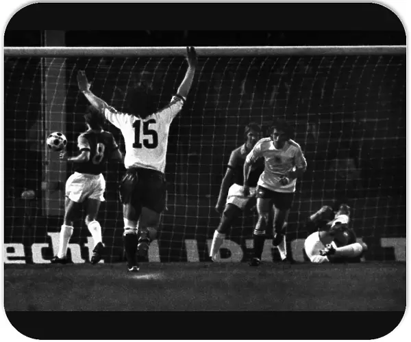 Robbie Rensenbrink celebrates his goal - 1976 Cup Winners Cup Final