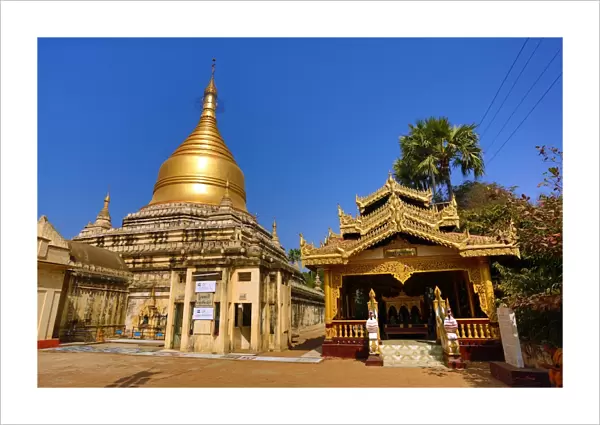 Mya Zedi Pagoda Temple in Myinkaba Village, Bagan, Myanmar (Burma)