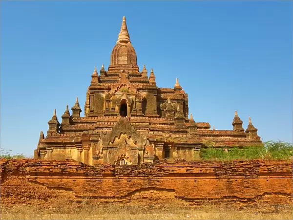Thisa Wadi Pagoda Temple on the Plain of Bagan, Bagan, Myanmar (Burma)