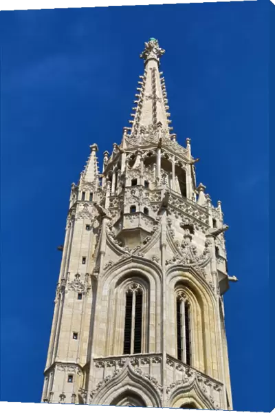 Tower of the Matthias Church in Budapest, Hungary