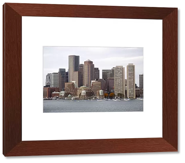 City Skyline, Boston, Massachusetts, America