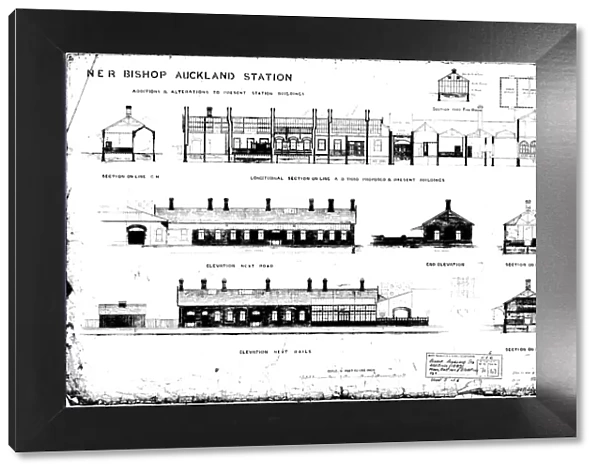 N. E. R Bishop Auckland Station Addtions and Alterations [1889]