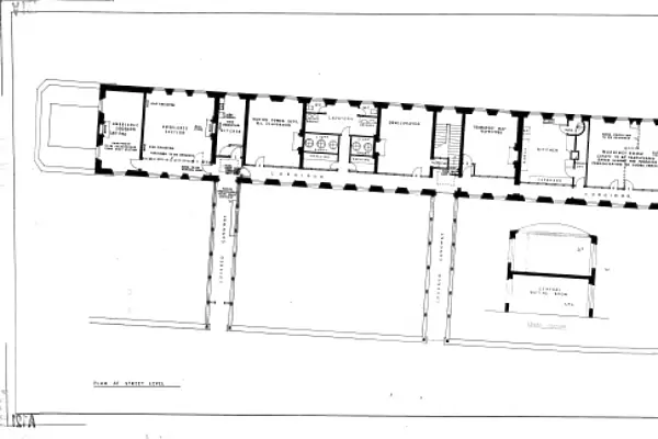 Dundee (Tay Bridge) Station Buildings - Plan at Street level [1949]