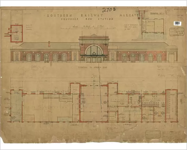 Southern Railway - Margate Station - Proposed New Station [1925]