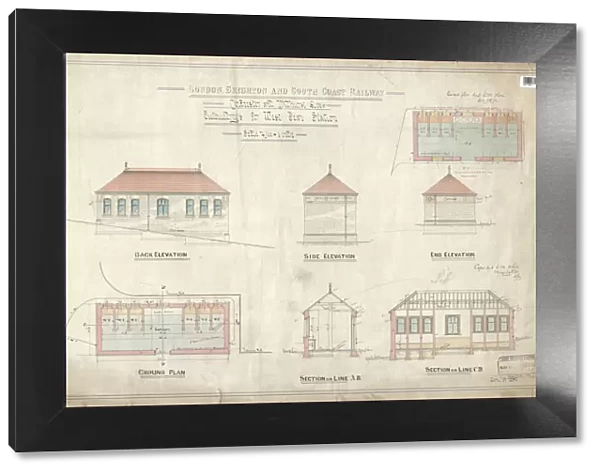 LBSC - Outbuildings for West Dean Station [Singleton Station] [1880]