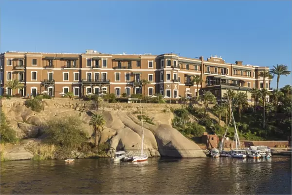 Egypt, Upper Egypt, Aswan, Sofitel Legend Old Cataract hotel on the banks of the Nile