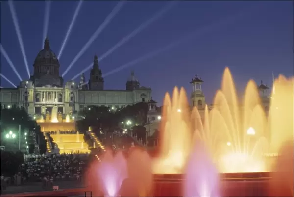 Magic Fountain & National Palace, Barcelona, Spain