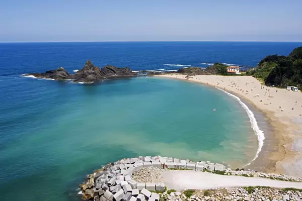 Spain Basque Country Ondarroa Beach