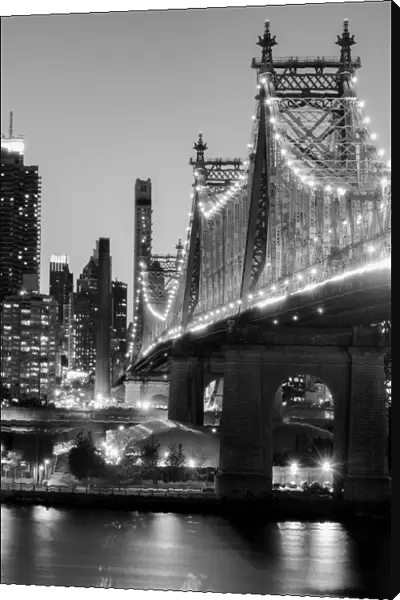 USA, American, New York, Queens, Long Island City, Queensboro Bridge, East River