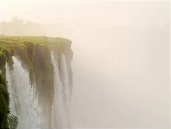 Argentina, Misiones, Puerto Iguazu, Iguazu Falls, View of the Garganta del Diablo
