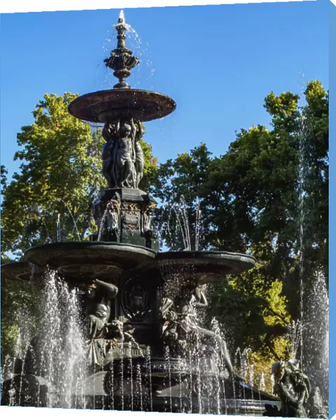 Fuente de los Continentes, fountain, General San Martin Park, Mendoza, Argentina