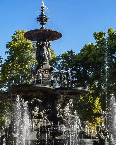 Fuente de los Continentes, fountain, General San Martin Park, Mendoza, Argentina
