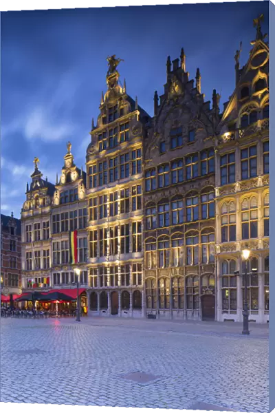 Guild houses in Main Market Square, Antwerp, Flanders, Belgium