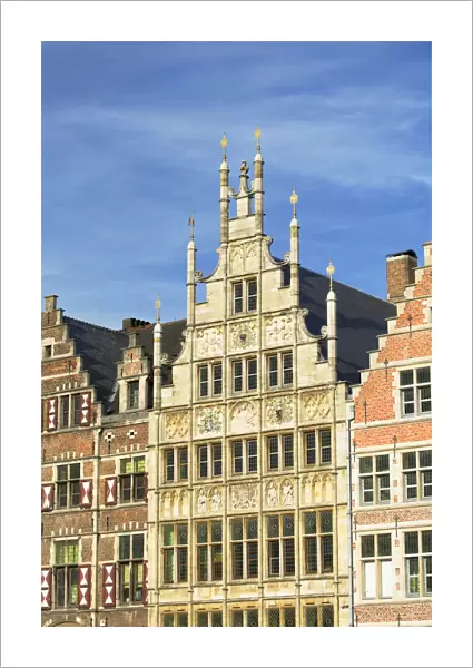 Guild houses in historic centre, Ghent, Flanders, Belgium