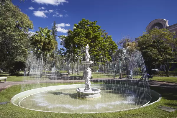 Fountain in Praca da Liberdade (Liberty Square), Belo Horizonte, Minas Gerais, Brazil