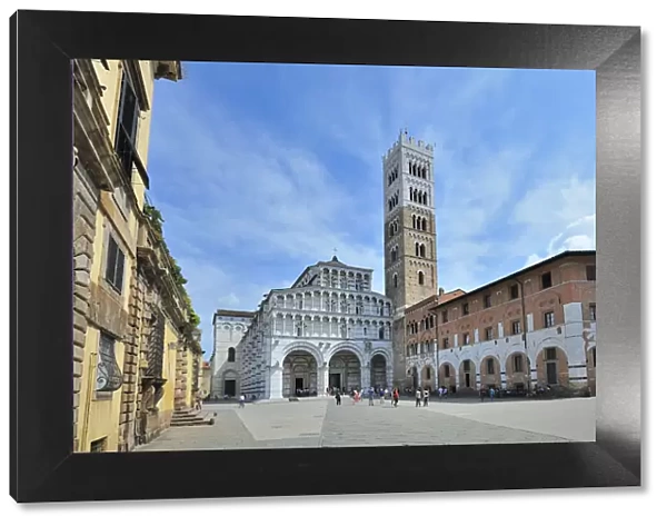 Duomo di San Martino cathedral in Lucca, Tuscany region, Italy, Europe