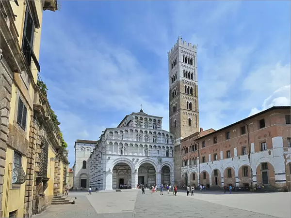 Duomo di San Martino cathedral in Lucca, Tuscany region, Italy, Europe