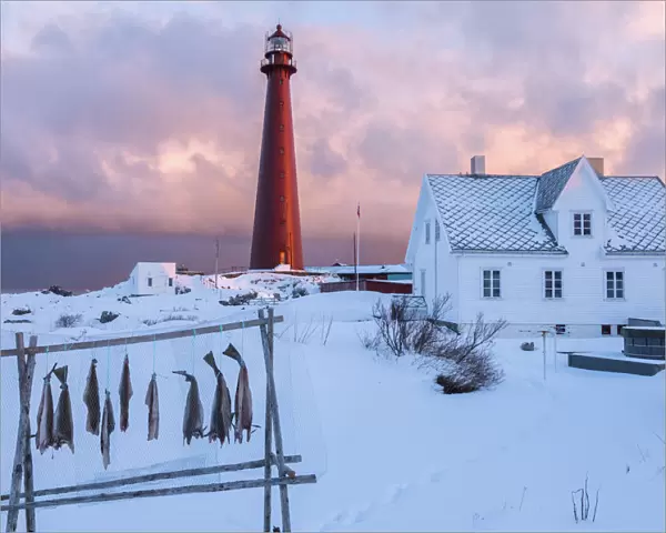 Lighthouse and Polar Museum of Andenes, Andoya island Andoy Vesteralen, Nordland