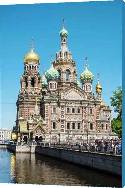 Saint Petersburg, Russia, Eurasia. Church of the Savior on spilled blood