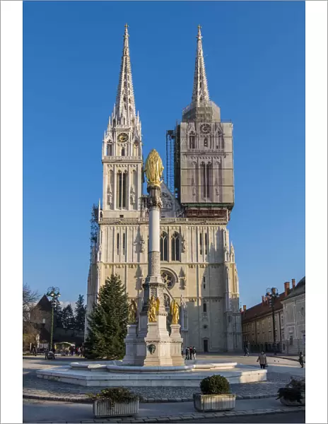 Cathedral of the Assumption of Mary or Zagrebacka katedrala, Zagreb, Croatia