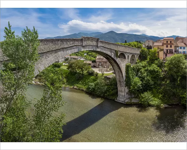 Pont du Diable bridge, Ceret, Pyrenees-Orientales, France